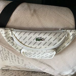 Lacoste leather fanny pack